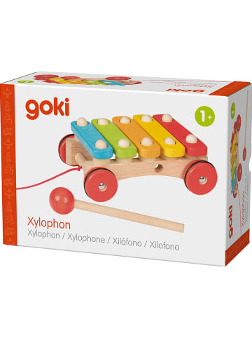 Goki Ksylofon z kółkami - 12 m+