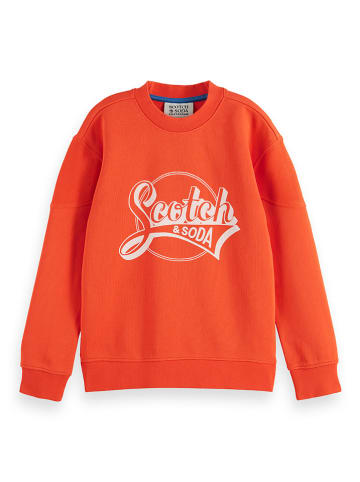 Scotch & Soda Sweatshirt in Orange