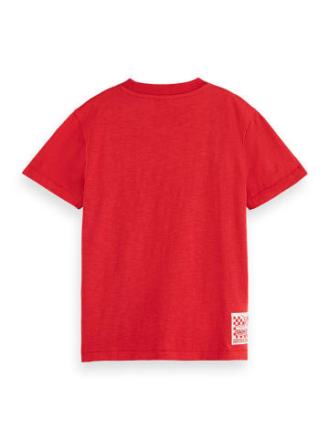 Scotch & Soda Shirt rood/wit