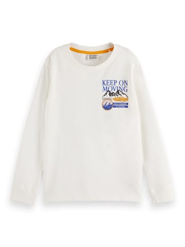 Scotch & Soda Longsleeve in Weiß/ Bunt