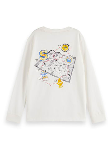 Scotch & Soda Longsleeve in Weiß/ Bunt