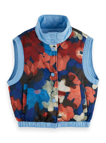 Scotch & Soda Weste in Hellblau/ Bunt