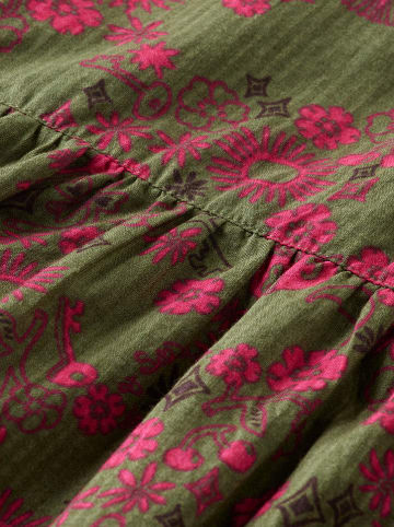 Scotch & Soda Bluse in Grün/ Pink