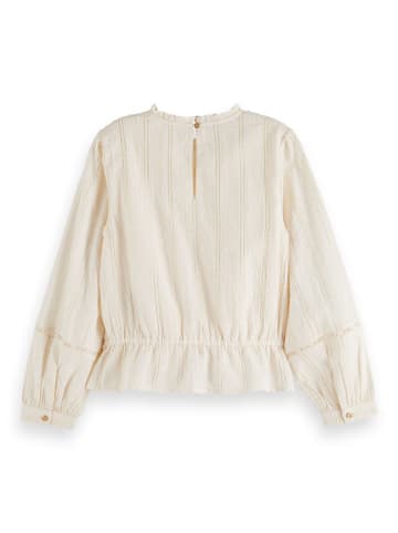 Scotch & Soda Bluse in Creme