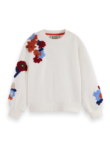 Scotch & Soda Sweatshirt in Weiß/ Bunt