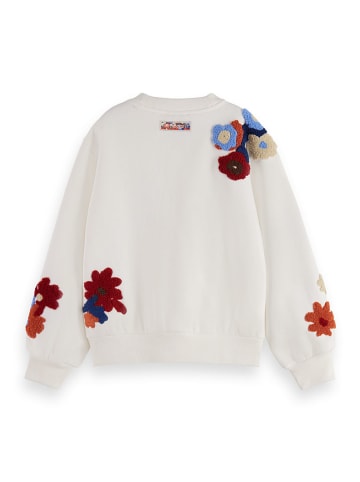 Scotch & Soda Sweatshirt in Weiß/ Bunt