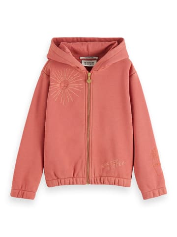 Scotch & Soda Sweatjacke in Koralle