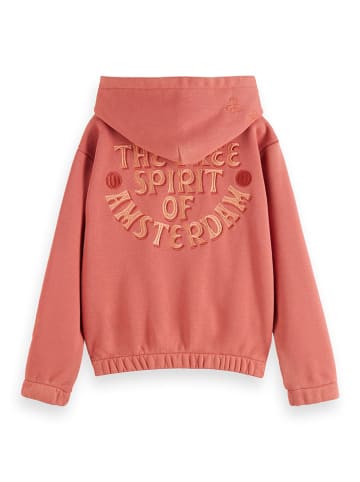Scotch & Soda Sweatjacke in Koralle