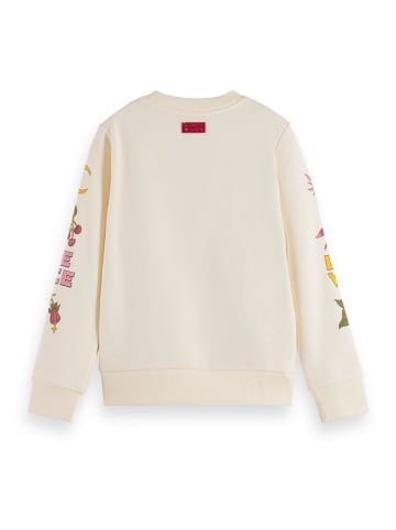 Scotch & Soda Sweatshirt in Creme/ Bunt