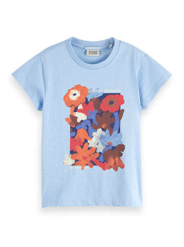 Scotch & Soda Shirt lichtblauw/meerkleurig