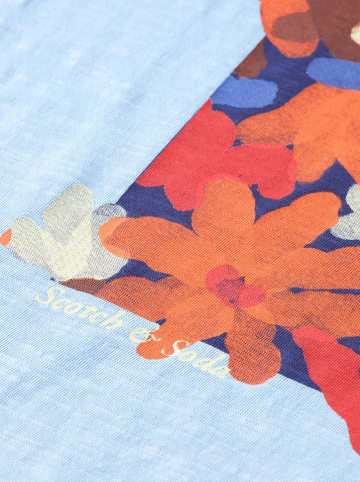 Scotch & Soda Shirt in Hellblau/ Bunt