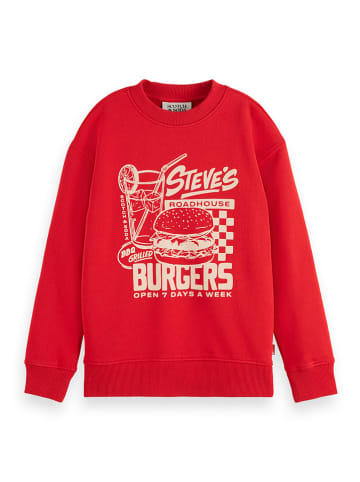 Scotch & Soda Sweatshirt in Rot