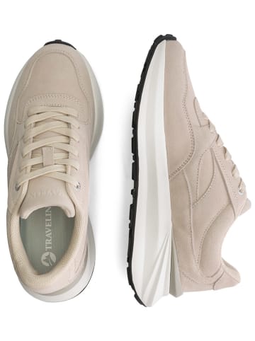 TRAVELIN' Leder-Sneakers "Ripley" in Beige