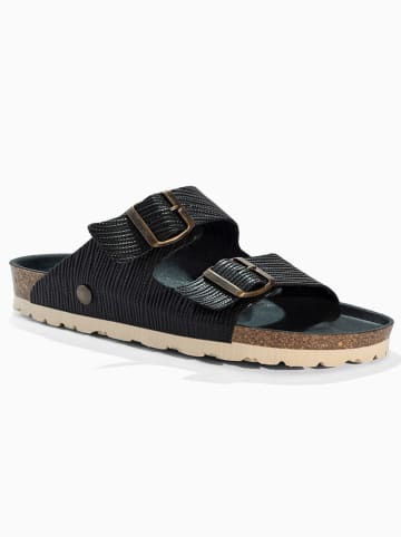 BACKSUN Slippers "Bali" zwart