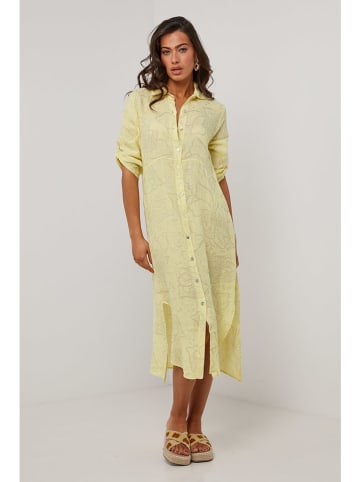 Le Monde du Lin Leinen-Kleid in Gelb
