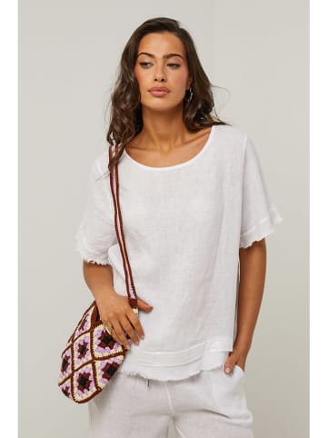 Le Monde du Lin Linnen blouse wit