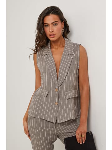 Le Monde du Lin Linnen gilet beige