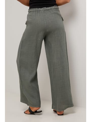Le Monde du Lin Leinen-Hose in Khaki