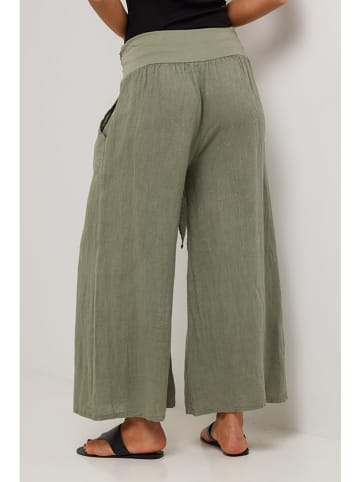 Le Monde du Lin Leinen-Hose in Khaki