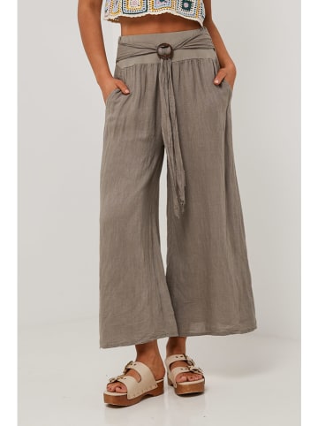 Le Monde du Lin Linnen broek beige