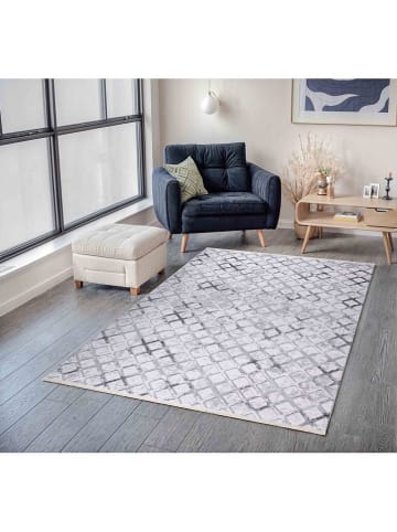 ABERTO DESIGN Kurzflor-Teppich in Grau