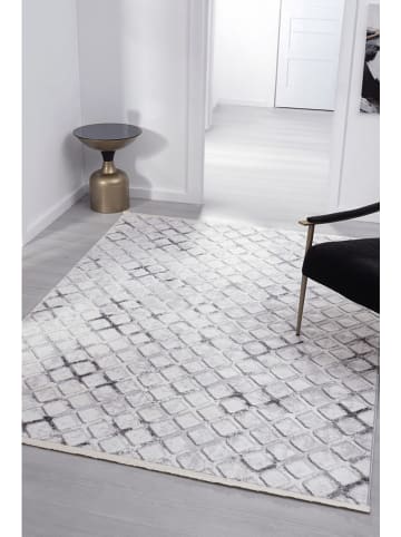 ABERTO DESIGN Kurzflor-Teppich in Grau