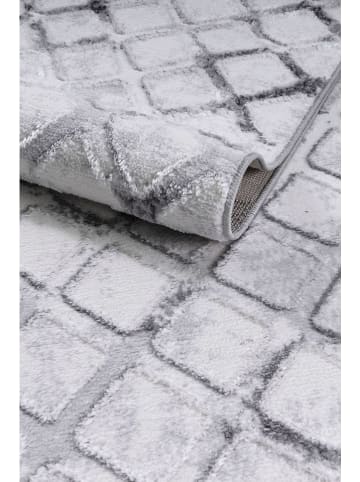 ABERTO DESIGN Kurzflor-Teppich in Grau