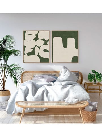 ABERTO DESIGN 2er-Set: Gerahmte Kunstdrucke