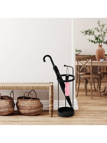 ABERTO DESIGN Regenschirmständer in Schwarz - (H)67 x Ø 22 cm