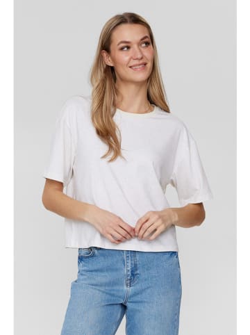 NÜMPH Shirt in Creme/ Bunt