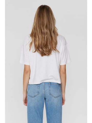 NÜMPH Shirt in Creme/ Bunt