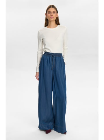 NÜMPH Broek blauw