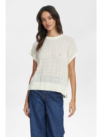 NÜMPH Strickshirt in Weiß