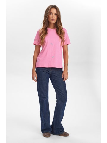 NÜMPH Shirt in Pink/ Bunt