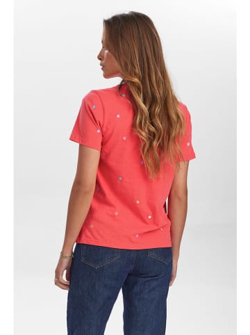 NÜMPH Shirt in Rot/ Bunt