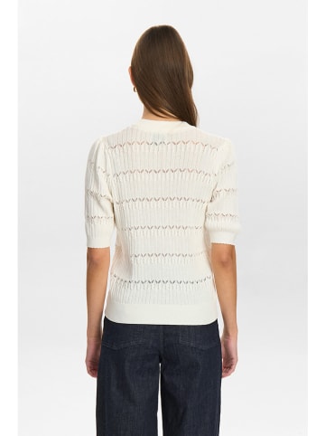 NÜMPH Strickshirt in Creme