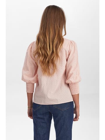 NÜMPH Hemd in Rot/ Creme