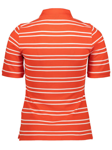 Gant Poloshirt in Orange/ Weiß
