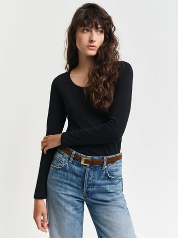 Gant Longsleeve in Schwarz