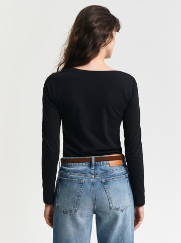 Gant Longsleeve in Schwarz