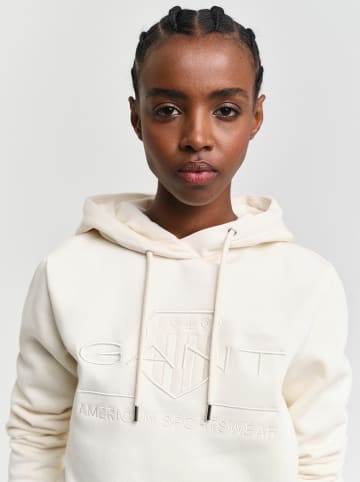 Gant Hoodie in Creme