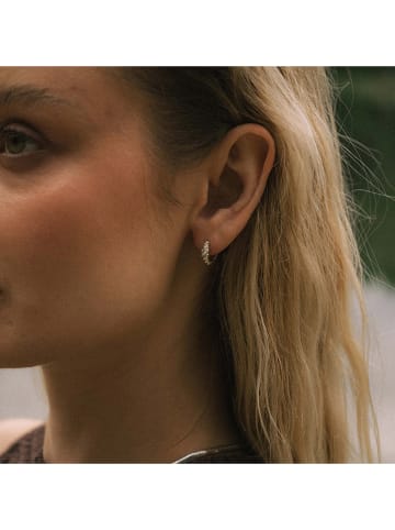 Ania Kruk Beschicht. Creolen mit Edelsteinen