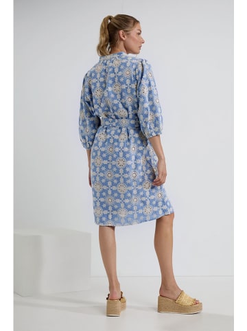 Josephine & Co Jurk "Djenna" crème/lichtblauw