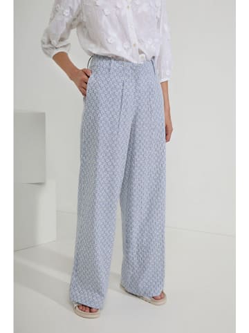 Josephine & Co Marlenebroek "Dave" blauw/wit