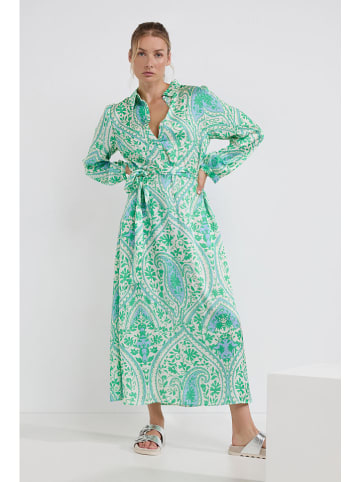 Josephine & Co Kleid "Dahlia" in Grün/ Blau/ Creme