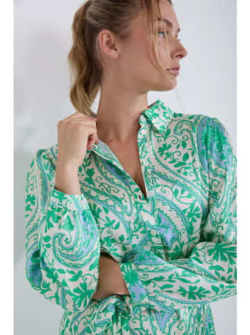 Josephine & Co Kleid "Dahlia" in Grün/ Blau/ Creme