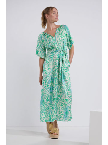 Josephine & Co Kleid "Damaris" in Grün/ Hellblau/ Creme