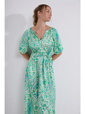 Josephine & Co Kleid "Damaris" in Grün/ Hellblau/ Creme