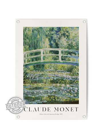 Orangewallz Outdoor-Kunstdruck "Claude Monet"