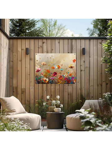 Orangewallz Outdoor-Kunstdruck "Summer Flowers"